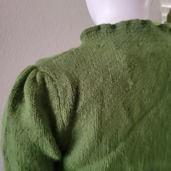 Vintage Anthropologie Cardigan with Flowers - Picture 5 of 9